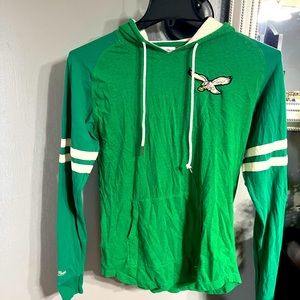 Woman’s Sz S eagles hoodie. Drawstring hood. Paid $30 asking $10
